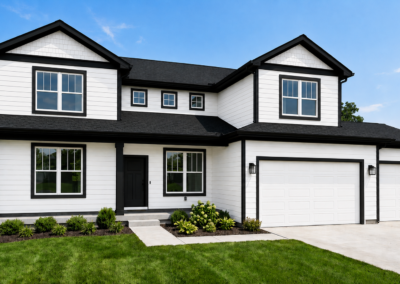 Clifty Craftsman White And Black Trim