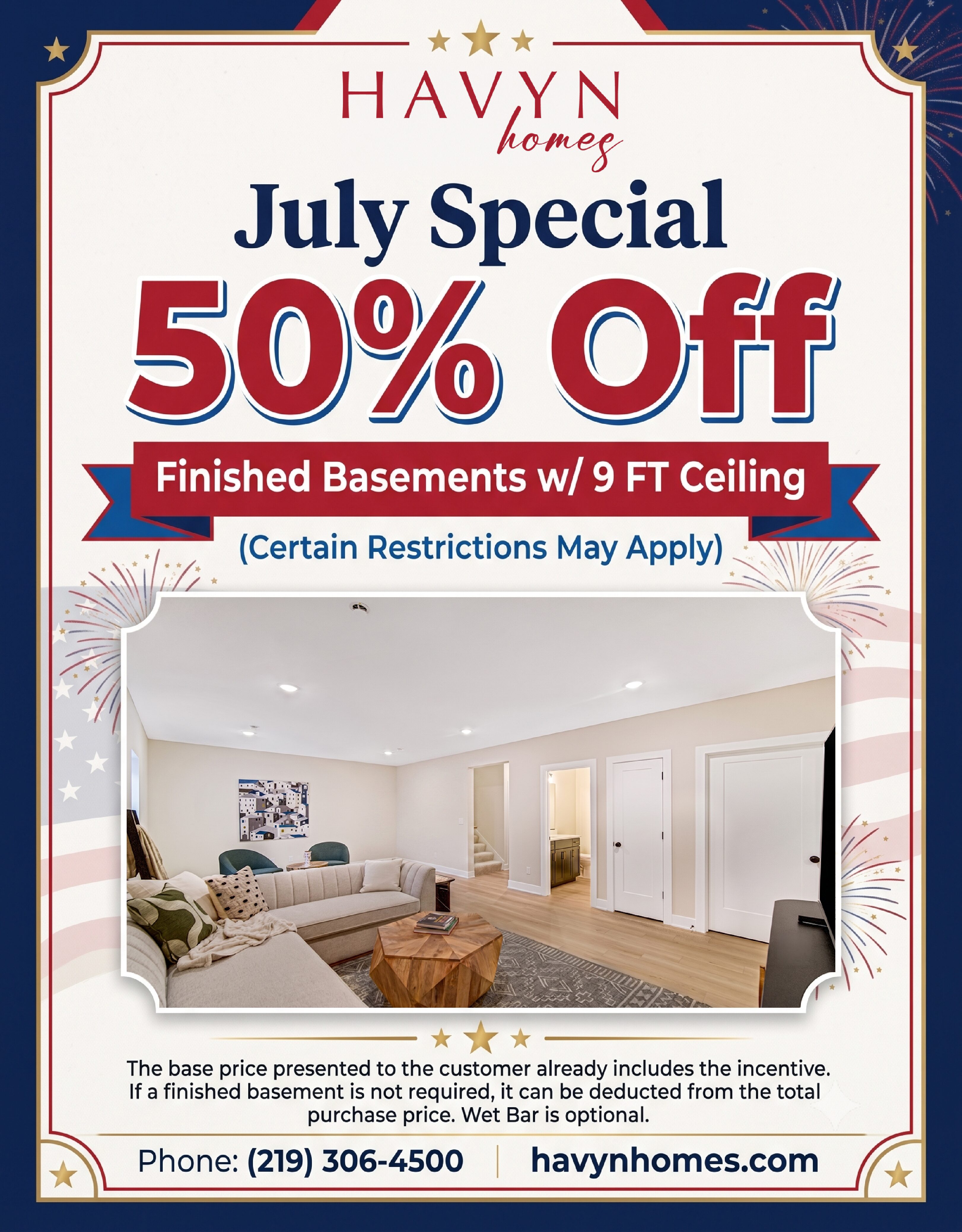 Havyn Basement July Incentive 2026