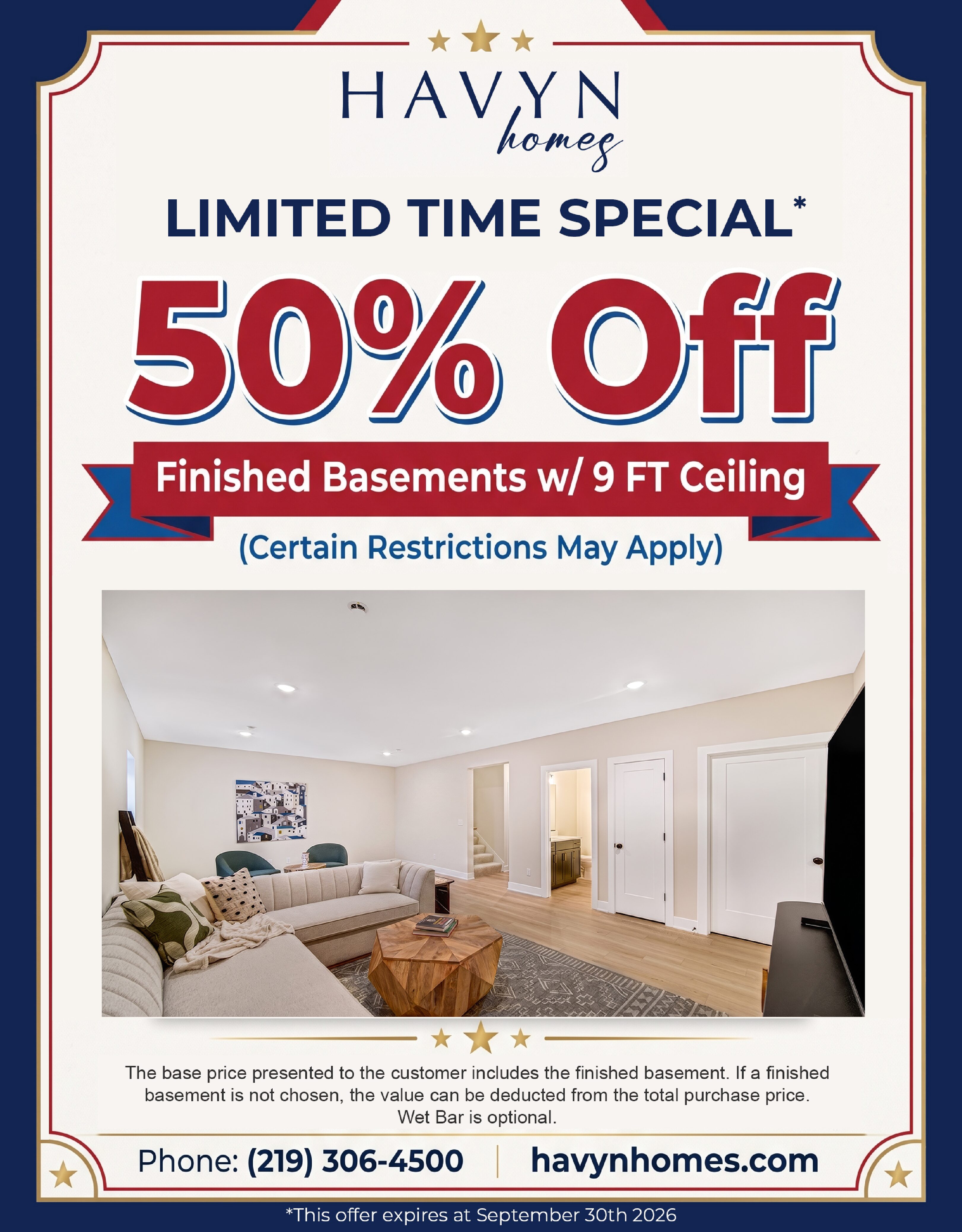 Havyn Basement July Incentive 2026 Havyn Basement July Incentive 2026