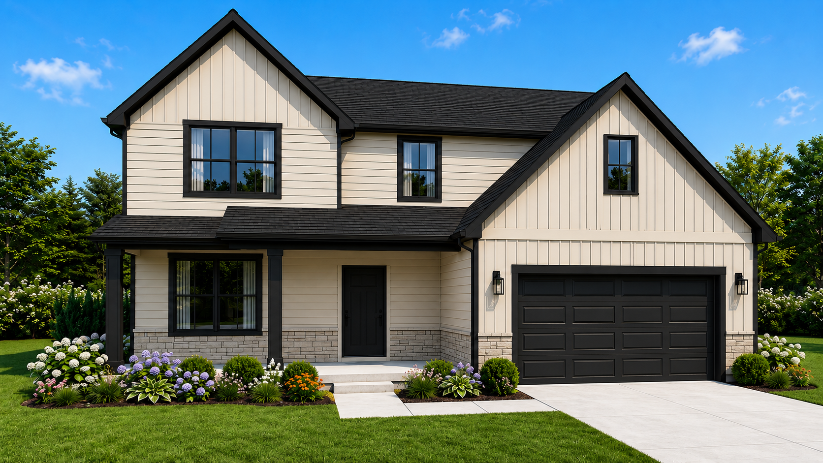Ravinia Farmhouse With Stone Havyn Homes, Home Builder In Valparaiso, Indiana 7.21.2026