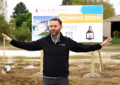 St Jude 2026 Ground Breaking Photos 6.24 (9) Havyn Homes, Home Builder In Valparaiso, Indiana