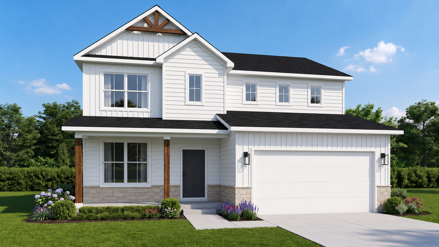 Sully Farmhouse With Stone Havyn Homes, Home Builder In Valparaiso, Indiana 7.21.2026