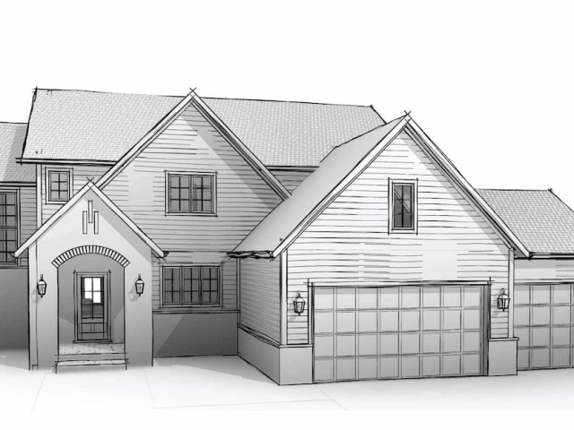 Havyn Homes Lincoln Model Sketches Page 15